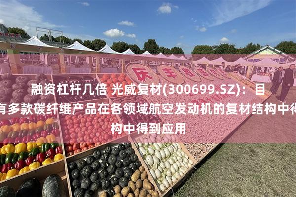 融资杠杆几倍 光威复材(300699.SZ)：目前已经有多款碳纤维产品在各领域航空发动机的复材结构中得到应用